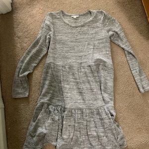 Grey babydoll dress